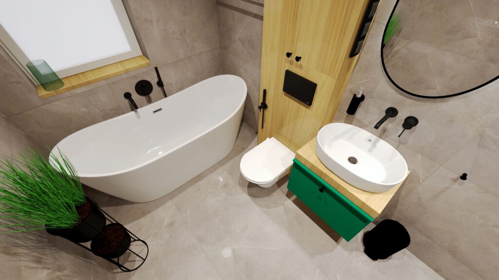 Projekt łazienki Salon płytek i wyposażenia łazienek Sanimar